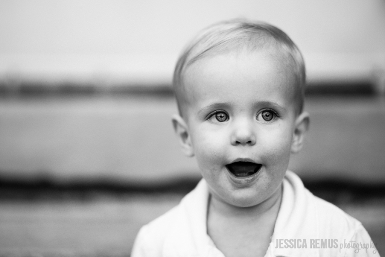 baby boy headshot black and white photograph