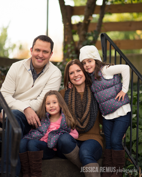 fall family photos naperville river walk