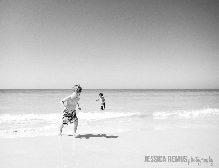 boys on beach siesta key florida