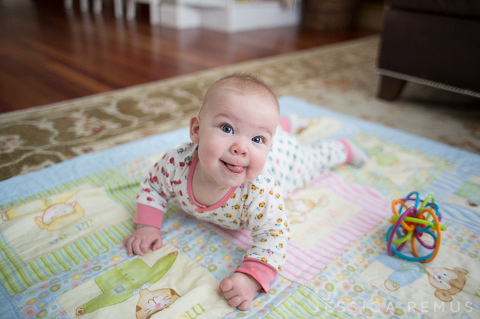 baby lifestyle image in home la grange park